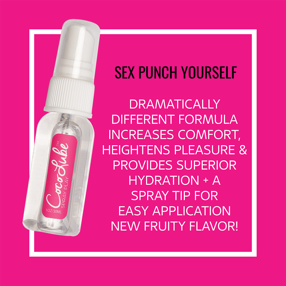 COCO CHEMISTRY | Spray Play, Pleasure Oil with SILICLONE TECH | 1 fl oz (30 ml) - Sex Punch