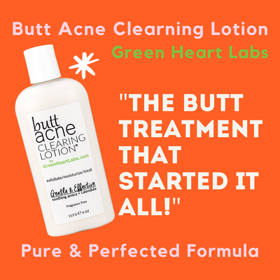 Green Heart Labs Skin Care Butt Acne Clearing Lotion ® | 4 oz