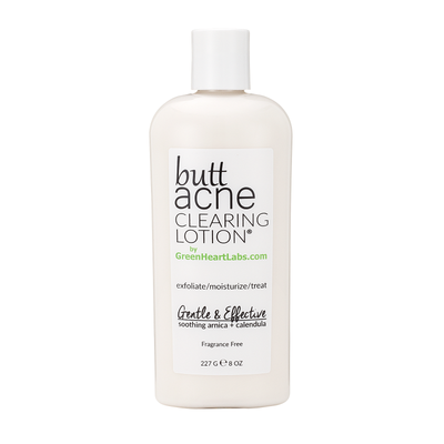 Green Heart Labs Skin Care Butt Acne Clearing Lotion ® | Choose Your Size