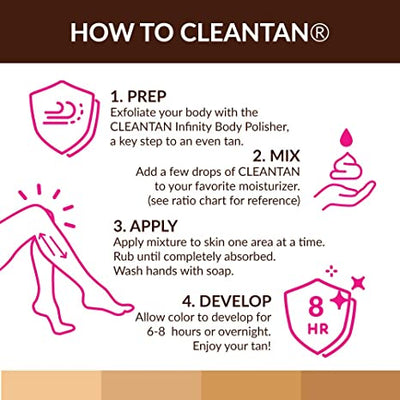 THE LAB & CO CLEANTAN | Black Tea Tanning Drops [SELF-TAN] 1.52 fl oz | (45 ml)