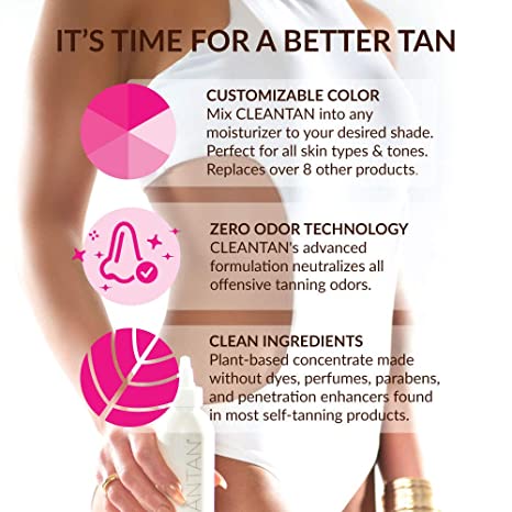 THE LAB & CO CLEANTAN | Black Tea Tanning Drops [SELF-TAN] 1.52 fl oz | (45 ml)